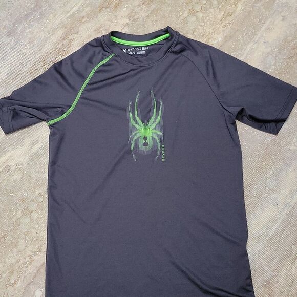 SPYDER YOUTH POLY TEE SIZE LARGE - Picture 2 of 5